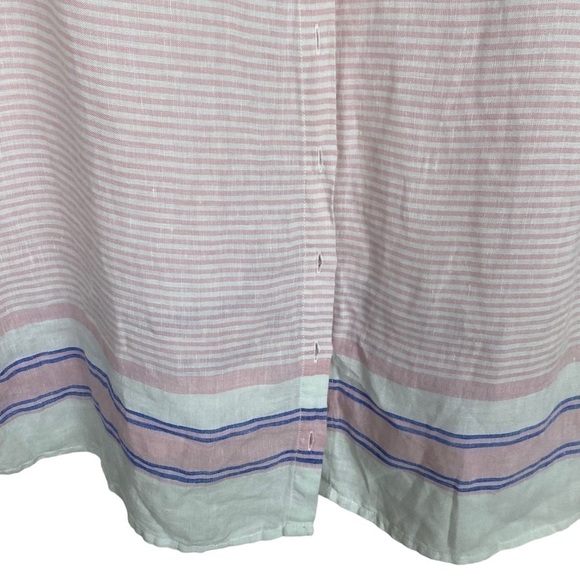 C&C California linen top grandmacore Lagenlook 1X minimalist - Picture 5 of 6